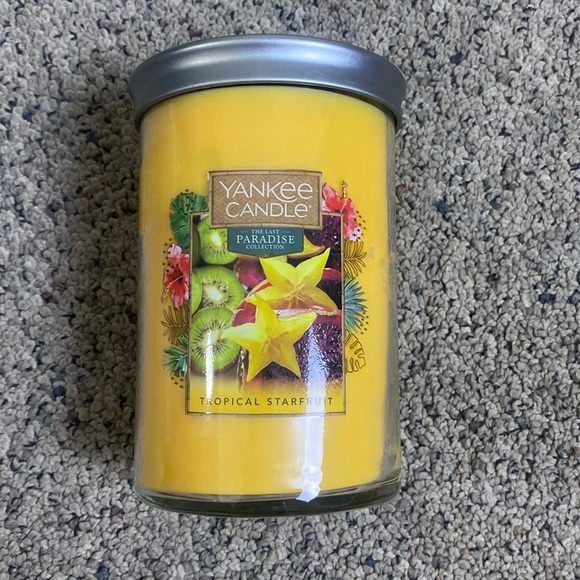 Yankee Candle Tropical Starfruit Jar Candle 22 oz - Picture 1 of 2